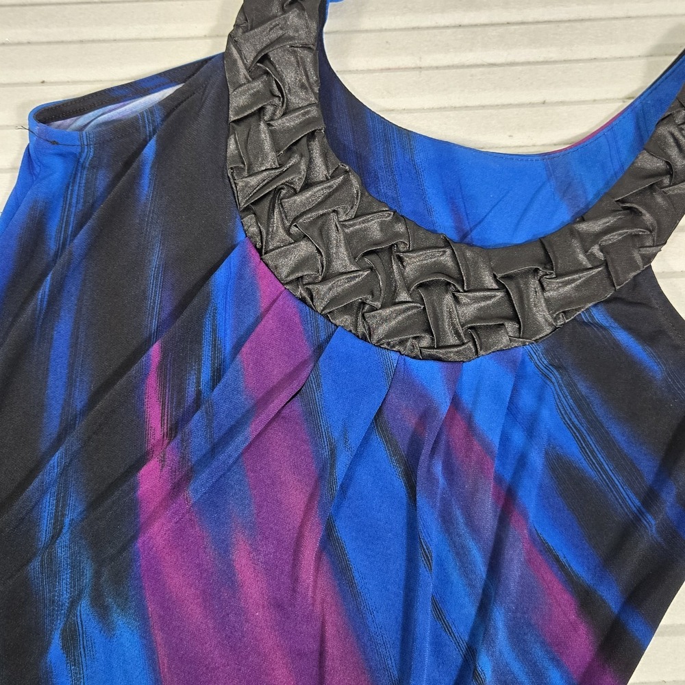 Heart Soul Tank Top Womens Blue & Purple Size Medium‎
